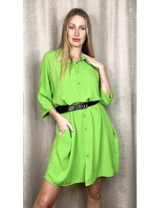 Fashion App Rochie Tip Camasa Verde