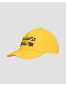 Șapcă din lână pentru bărbați Aeronautica Militare - galben