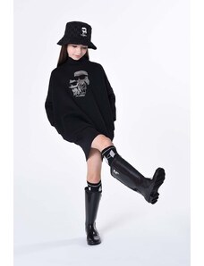 Karl Lagerfeld cizme copii culoarea negru