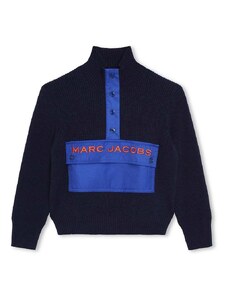 Marc Jacobs pulover copii culoarea albastru marin