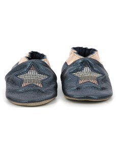 Pantofi Robeez Star Stripe Navy Metal