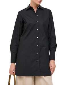 KARL LAGERFELD Cămaşă Signature Tunic Shirt 235W1602 999 black