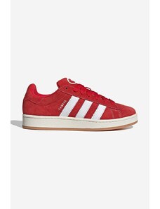 adidas Originals sneakers din piele întoarsă Campus 00S culoarea roșu, H03474 H03474-red