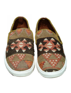 Anatolia Pantofi Emir piele - material textil P44b