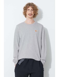 Fjallraven hanorac de bumbac Vardag Sweater bărbați, culoarea negru, uni 87070-BLACK
