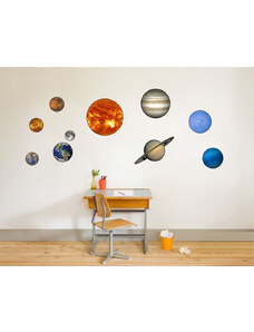 4 Decor Sticker Decorativ - Planete, pachet