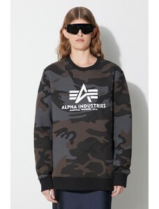 Alpha Industries bluză 178302C culoarea gri 178302C-black