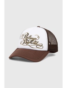 Billionaire Boys Club șapcă culoarea maro, cu imprimeu