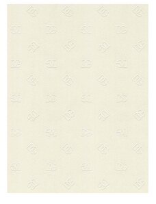 Dolce & Gabbana monogram-print wallpaper - White