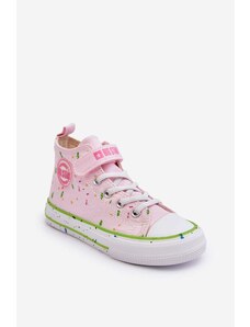 BIG STAR SHOES Children's Floral Sneakers Big Star Pink
