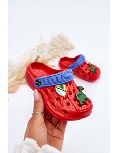 Kesi Kids Foam Lightweight Sandals Crocs Red Sweets