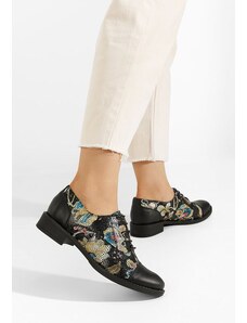 Zapatos Pantofi oxford dama Genave V3 multicolori
