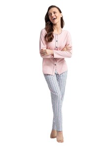 LUNA Pijama de damă 599 pink