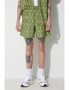 Filling Pieces pantaloni scurți din bumbac Resort culoarea verde, 93026701019