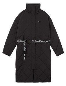 CALVIN KLEIN Geacă Logo Hem Short Puffer Jacket J20J222334 BEH ck black