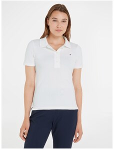 White Women's Polo T-Shirt Tommy Hilfiger 1985 - Women