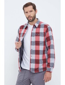 Columbia cămașă Windward II Shirt Jacket bărbați, culoarea roșu, cu guler clasic, regular 2054771