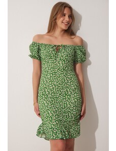 Rochie Happiness İstanbul - verde - A-line