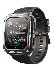 Smartwatch Tio Barbatti Fitness Tracker 1.83 inch 380mAH Bluetooth Apeluri Inot Pedometru Waterproof pentru Android iOS