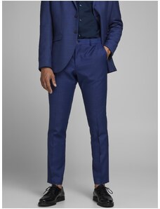Blue Suit Slim Fit Pants with Admixture Wool Jack & Jones Solaris