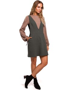 Made of Emotion Woman's Dress M447 militare