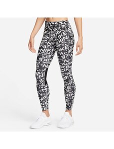 Nike Fast-Women's Mid-Rise Printed Full-Length Training Leggings with Pockets PRINTED