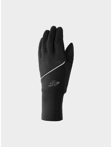4F Mănuși softshell Touch Screen unisex - negre - L
