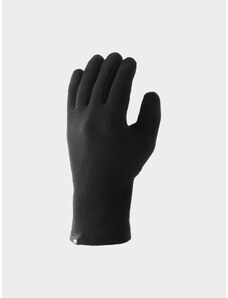 4F Mănuși din fleece unisex - negre - L