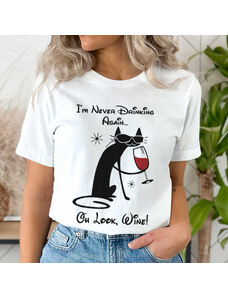 orielle Tricou Wine Cat