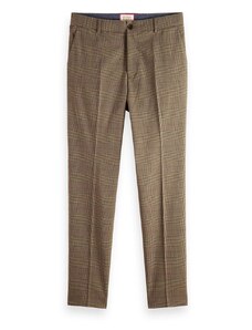 SCOTCH & SODA Pantaloni Seasonal Yarn-Dyed Check Slim Tapered Fit Chino 174329 SC6471 taupe check