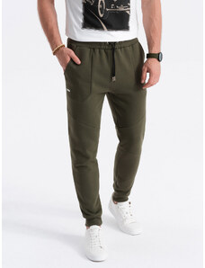 Ombre Clothing Pantaloni de jogger pentru bărbați Bitine măsline S