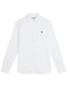 TED BAKER Cămaşă Fonik Ls Poplin Shirt 254808 white