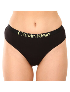 Tanga damă Calvin Klein negri (QF7401E-UB1) XS