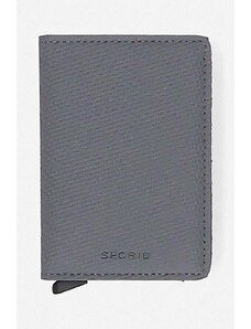 Secrid portofel culoarea gri, Portfel Secrid Slimwallet Carbon SCA-COOL GREY