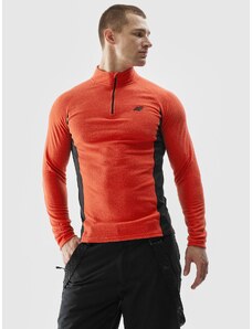 4F Lenjerie termoactivă din fleece (bluză) pentru bărbați - roșie - M