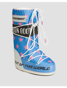 Cizme de zăpadă pentru femei Moon Boot Icon Retrobiker - albastru