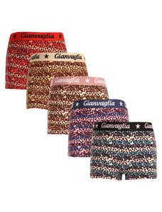 5PACK chiloți boxeri pentru fete cu picior Gianvaglia multicolori (813) 110