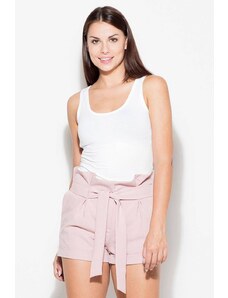 Shorts with elastic waist Katrus pink