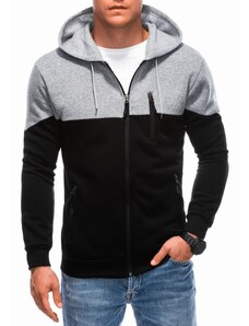 EDOTI Men's zip-up sweatshirt B1612 - black