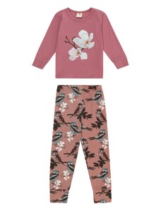 Walkiddy Pijamale portocaliu / roz / negru / alb