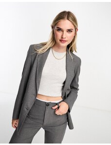Pull&Bear oversized blazer co-ord in charcoal grey