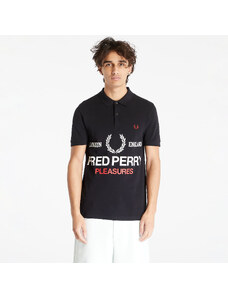 Tricou pentru bărbați FRED PERRY x PLEASURES Logo Shirt Black