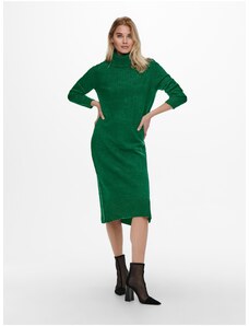 Only Rochie pulover verde pentru femei DOAR Brandie - Femei