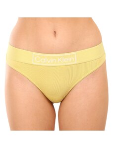Women's thongs Calvin Klein yellow