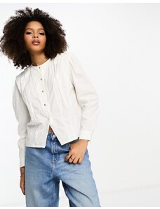Scalpers pleated shirt in white