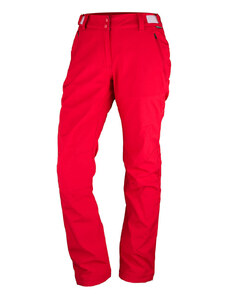 Northfinder Pantaloni dama pentru outdoor din softshell 3L 5K/5K MADZER NO-44351OR red