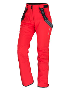Northfinder Pantaloni de schi din softshell pentru femei 10K/5K Clarissa NO-4828SNW red
