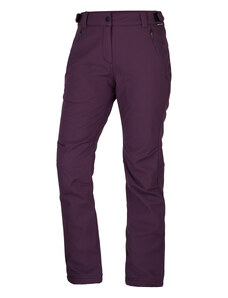 Northfinder Pantaloni outdoor softshell 3L 10K/10K pentru femei Garnet blackberry