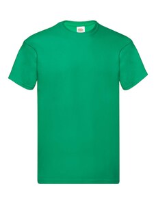 Tricou verde pentru bărbați Original Fruit of the Loom