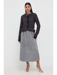 Twinset pulover din amestec de lana femei, culoarea negru